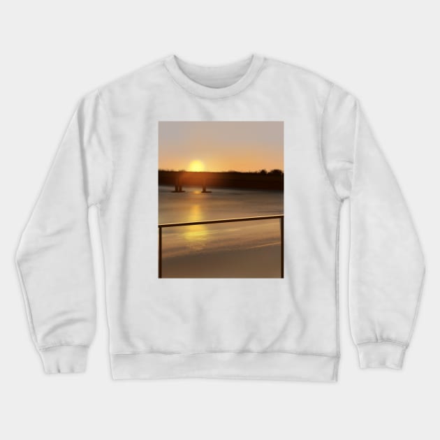 Sunrise Crewneck Sweatshirt by Musicartnlife